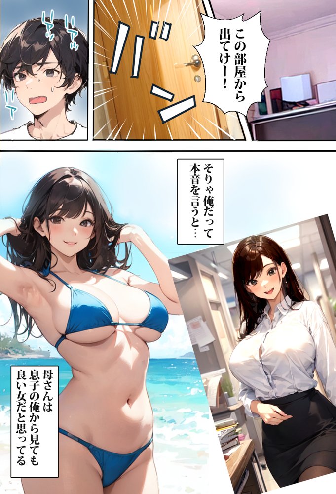 8年間レスだった母さんがとうとう俺に目を付けた エロ同人誌画像 006
