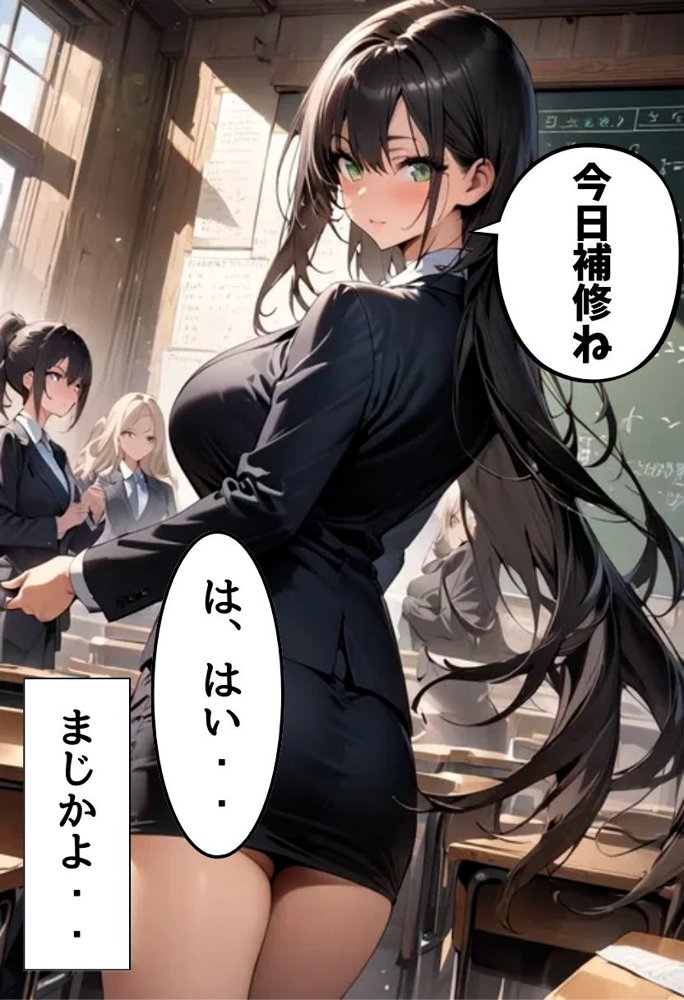 爆乳数学教師のえっちな授業 エロ同人誌画像 010
