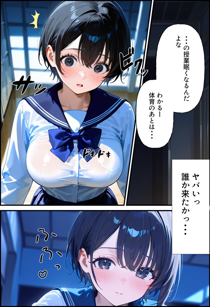 誰とも話さない幼なじみにいたずらしたらこうなります エロ同人誌画像 008