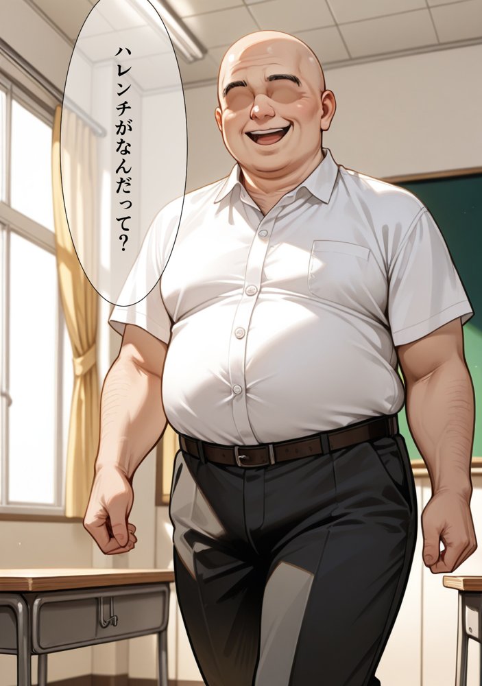 ハーレムおじさん春〇 古〇川アナル開発 エロ同人誌画像 009