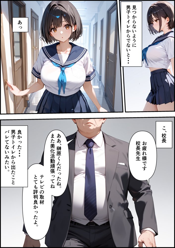 ボクを守るために不良の性奴●になっても絶対に堕ちないカノジョ2 エロ同人誌画像 011