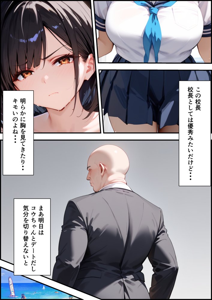 ボクを守るために不良の性奴●になっても絶対に堕ちないカノジョ2 エロ同人誌画像 012