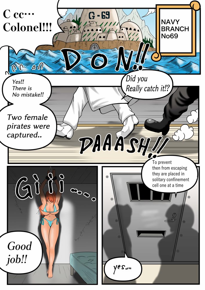 ハメピィス 捕まった女海賊編 CAPTURED FEMALE PIRATE エロ同人誌画像 012