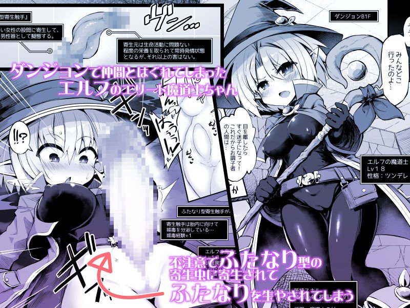 ふたなり触手エロトラップダンジョンへようこそ！！ こみっく エロ同人誌画像 001