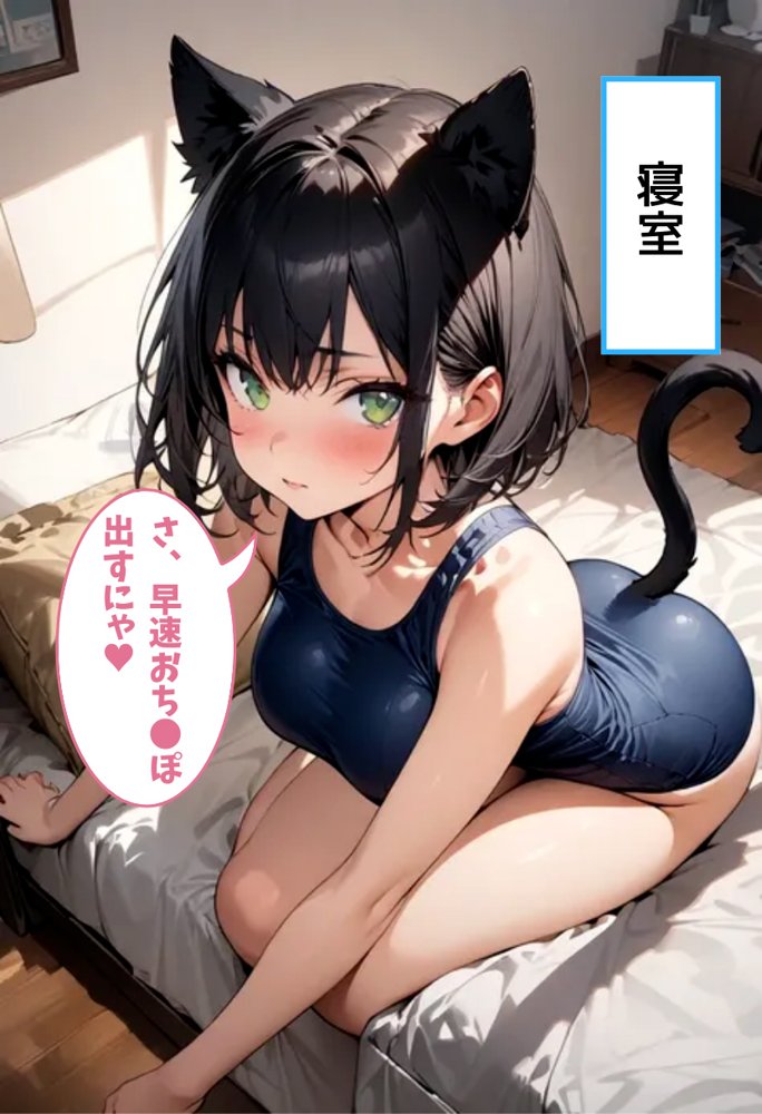 発情期の黒猫拾った話 エロ同人誌画像 012