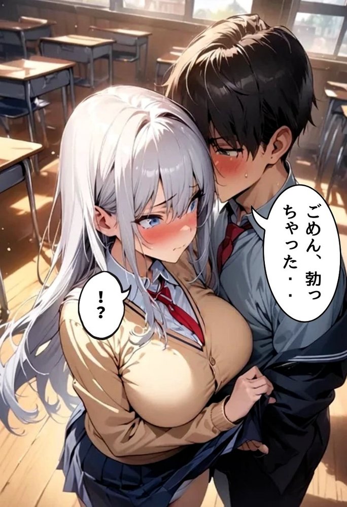爆乳同級生と放課後濃厚えっち エロ同人誌画像 018