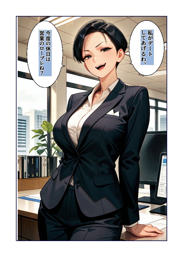 行き遅れのムカつく女上司をわからせてやった話 エロ同人誌画像 008