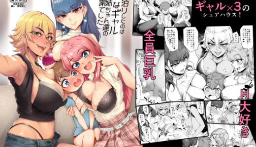 お泊りしたのはHなギャルお姉ちゃん達のお家でした