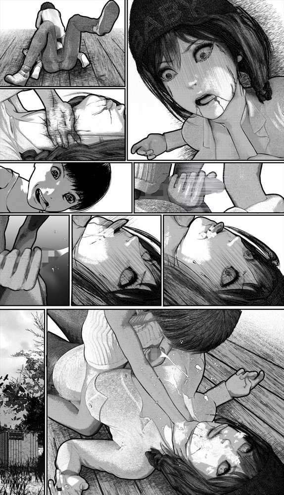 首絞め！漫画・スナッフシリーズ「三部作総集編」/首絞めリョナ・コミック作品 エロ同人誌画像 029