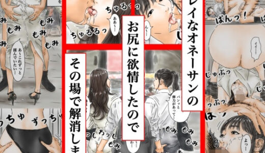 時間停止 キレイなオネーサンのお尻に欲情したのでその場で解消します