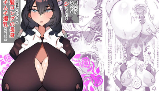 頼んだらなんでもシてくれるボクの屋敷にやってきた黒髪ロングの長身ムチムチ爆乳メイドさん