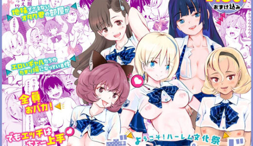 【全員おバカだけどみんなチンポ大好き】「ど底辺学園に男子はあなただけ！」ようこそ！ハーレム文化祭ギャルソープランド〜地味でさえないオタク君の部屋がエロいギャルたちのたまり場になってる件〜