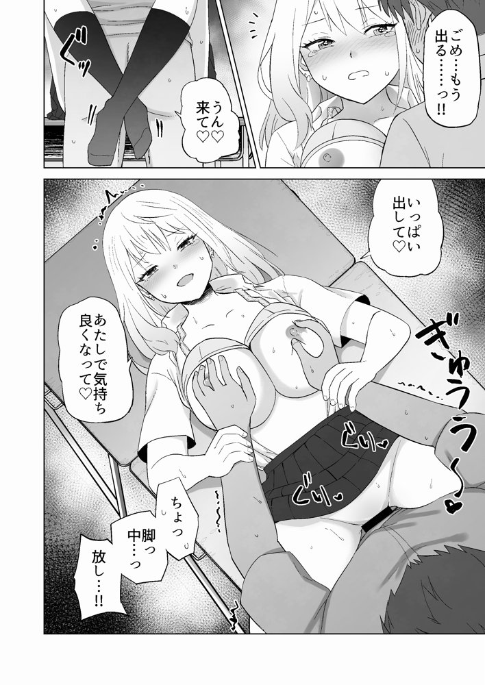 だましHッ イケメンになりすましクラスのギャルに中出しをする！！ エロ同人誌画像 031