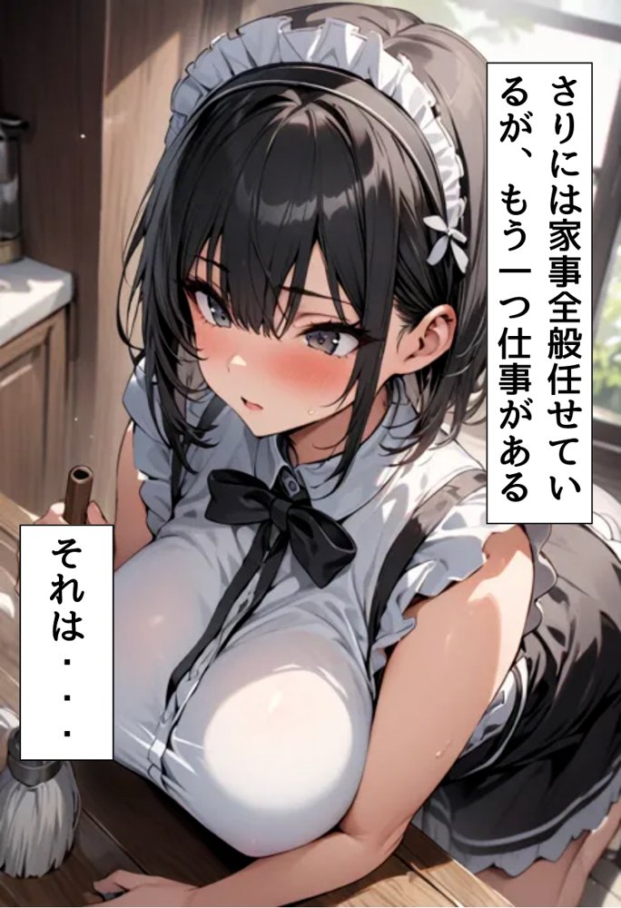爆乳メイドセクハラご奉仕 エロ同人誌画像 003