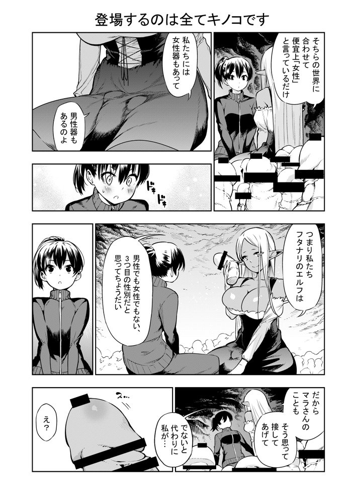 フタナリのエルフ（1話〜31話）JPEG PDF エロ同人誌画像 036
