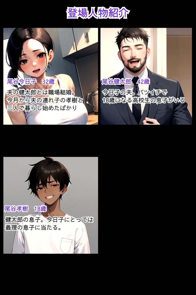 巨乳義母Mの目覚め 上巻 ＜真夏の調教編＞ エロ同人誌画像 005