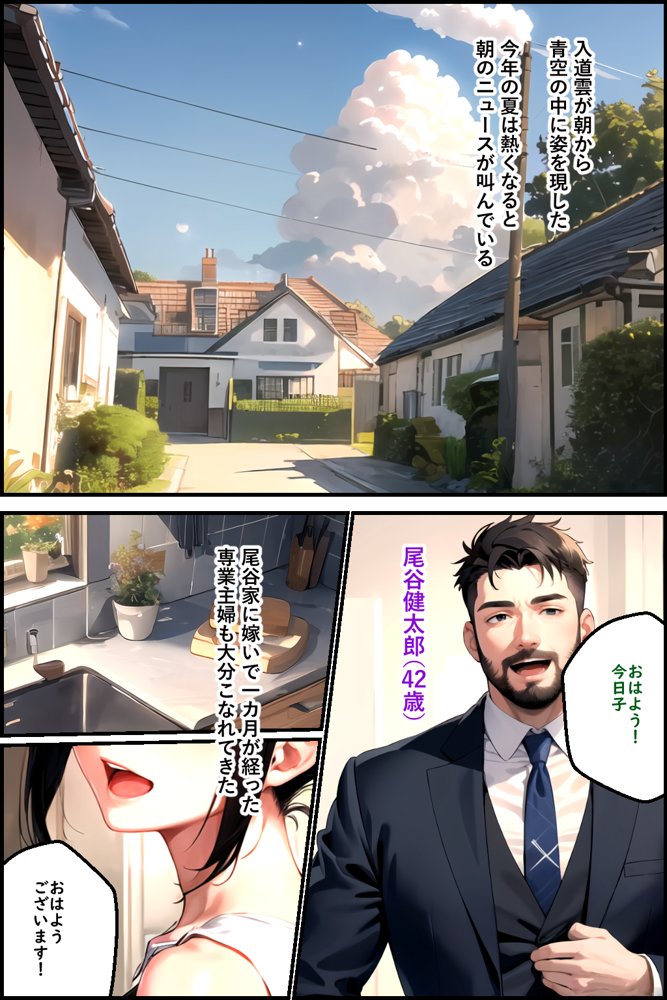 巨乳義母Mの目覚め 上巻 ＜真夏の調教編＞ エロ同人誌画像 007
