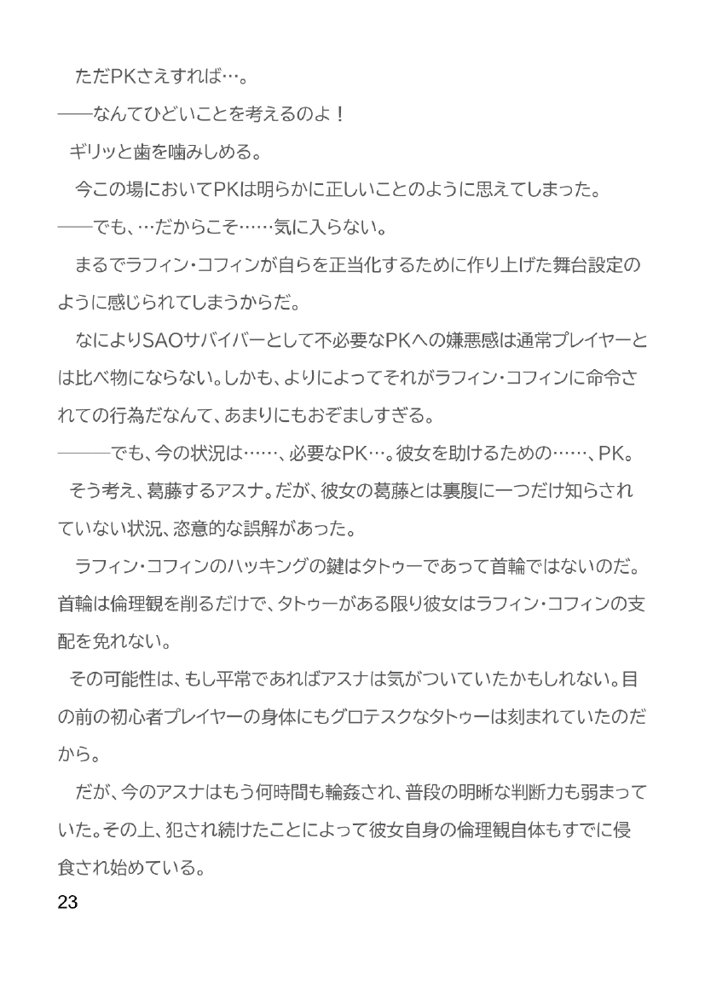 Slut Art Online -Demoralization- エロ同人誌画像 024