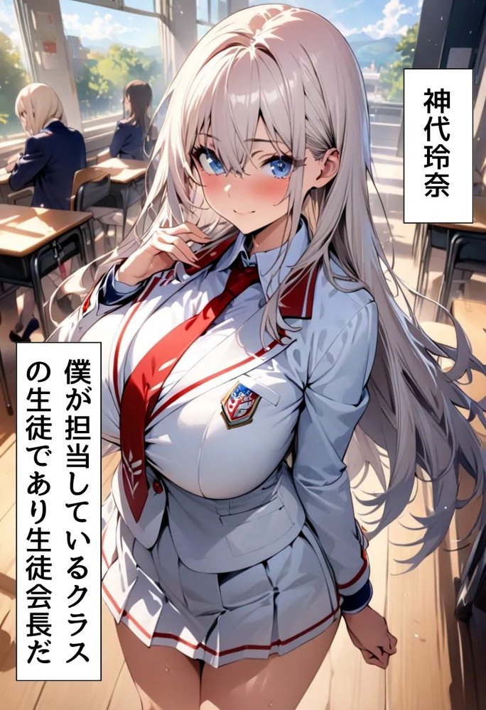 爆乳生徒会長とえっちな主従関係 エロ同人誌画像 002