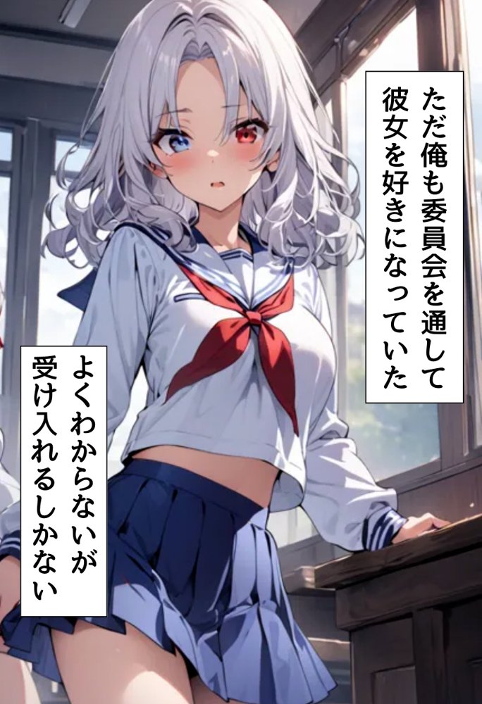 帰国子女の同級生と両想いセックス エロ同人誌画像 011