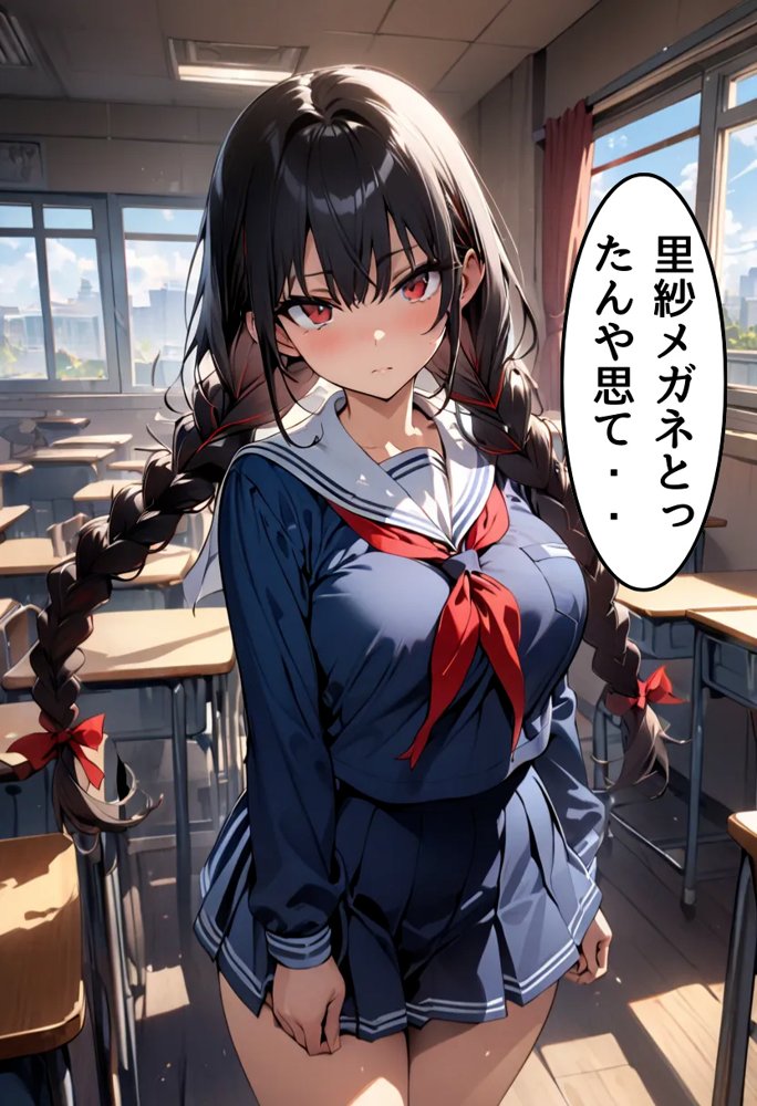 同級生の地味子が巨乳美少女になった話 エロ同人誌画像 012