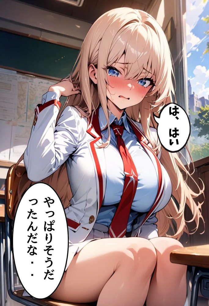 爆乳生徒会長とえっちな主従関係 エロ同人誌画像 013