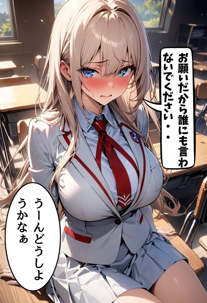 爆乳生徒会長とえっちな主従関係 エロ同人誌画像 014