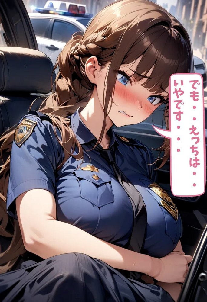 爆乳警察官の秘密の活動 エロ同人誌画像 014