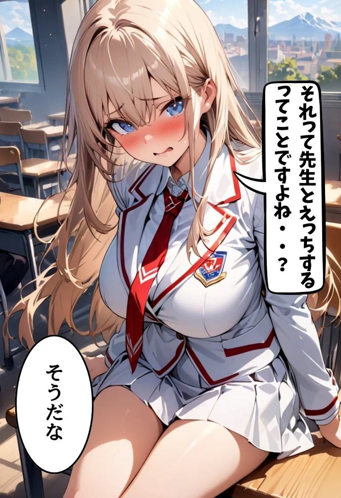 爆乳生徒会長とえっちな主従関係 エロ同人誌画像 016