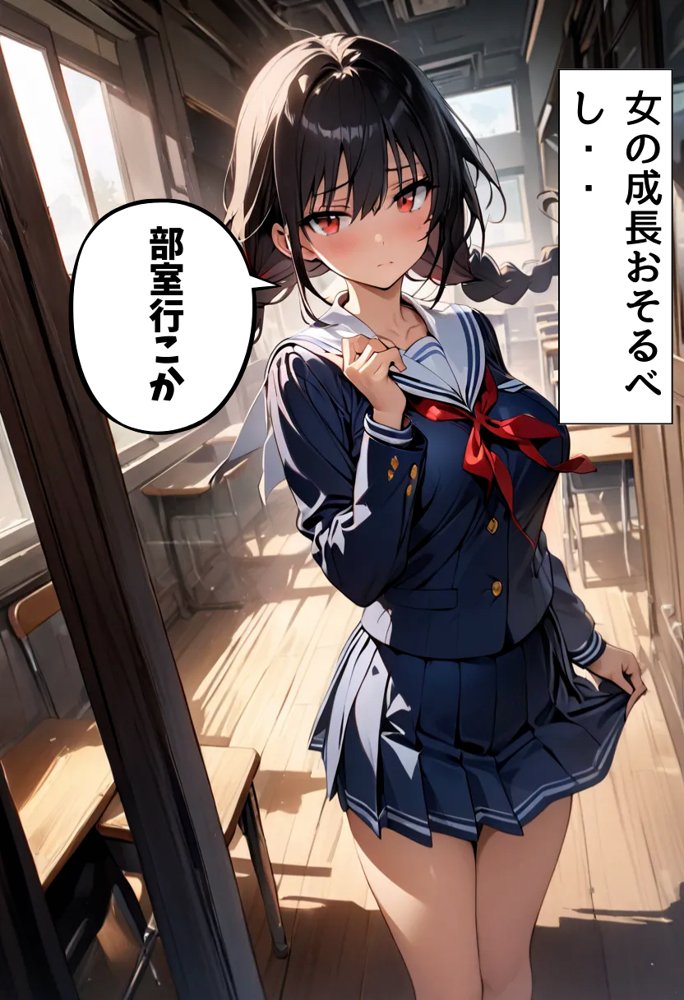 同級生の地味子が巨乳美少女になった話 エロ同人誌画像 018