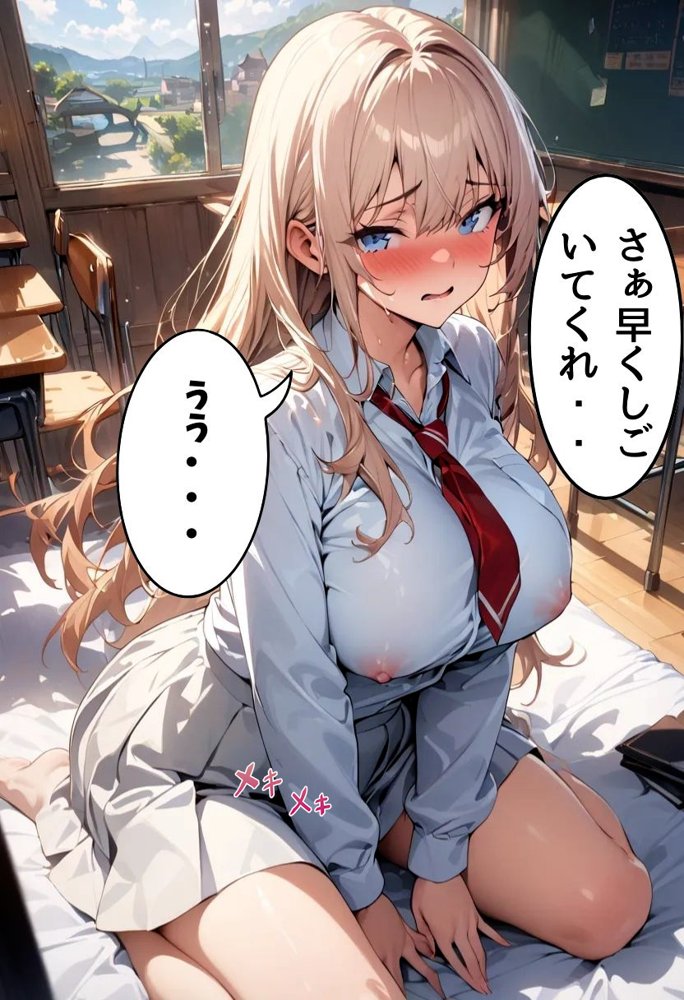 爆乳生徒会長とえっちな主従関係 エロ同人誌画像 020
