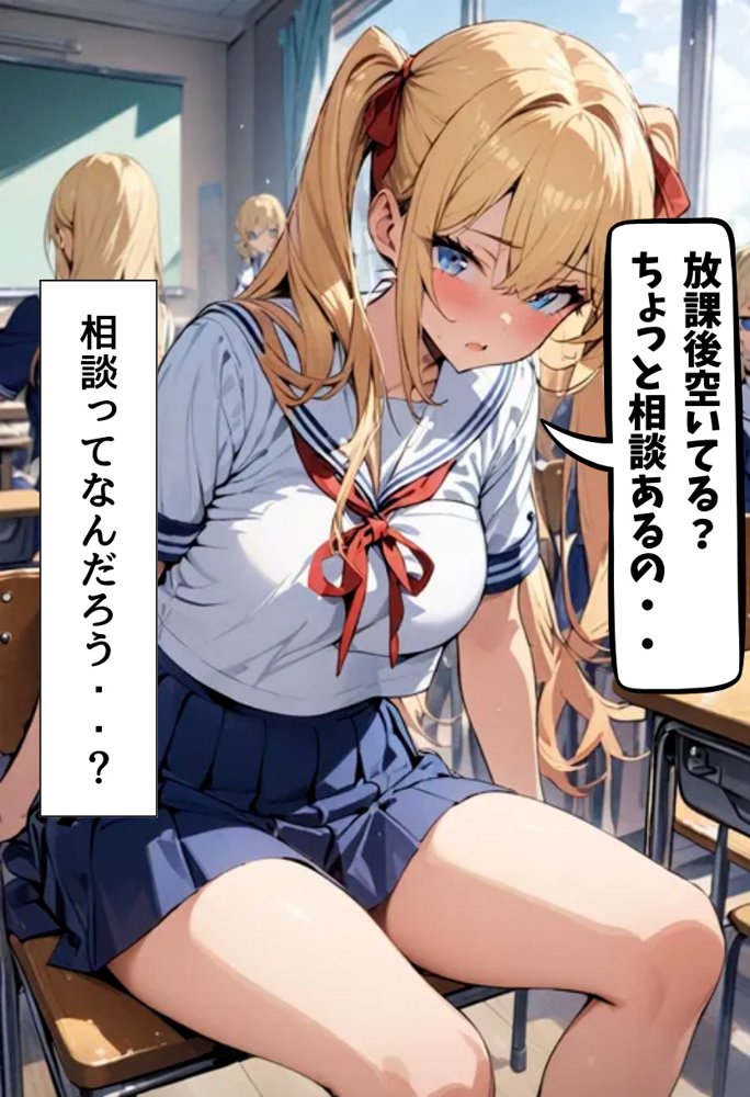 ツインテール巨乳幼馴染と濃厚処女SEX エロ同人誌画像 002