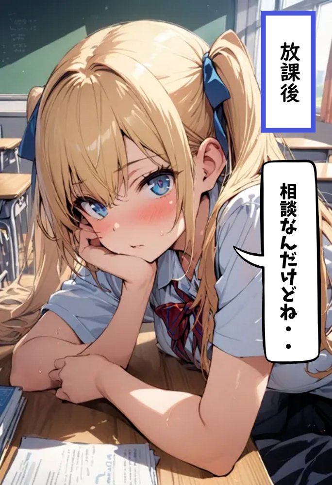 ツインテール巨乳幼馴染と濃厚処女SEX エロ同人誌画像 003