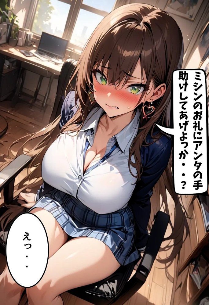 爆乳不良ギャルのマンコ使わせてもらった話 エロ同人誌画像 032