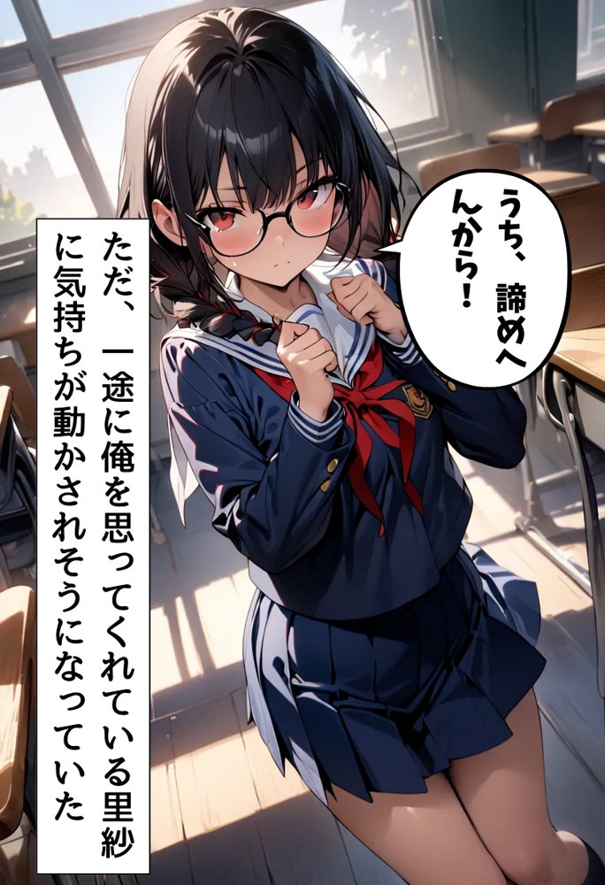 同級生の地味子が巨乳美少女になった話 エロ同人誌画像 005