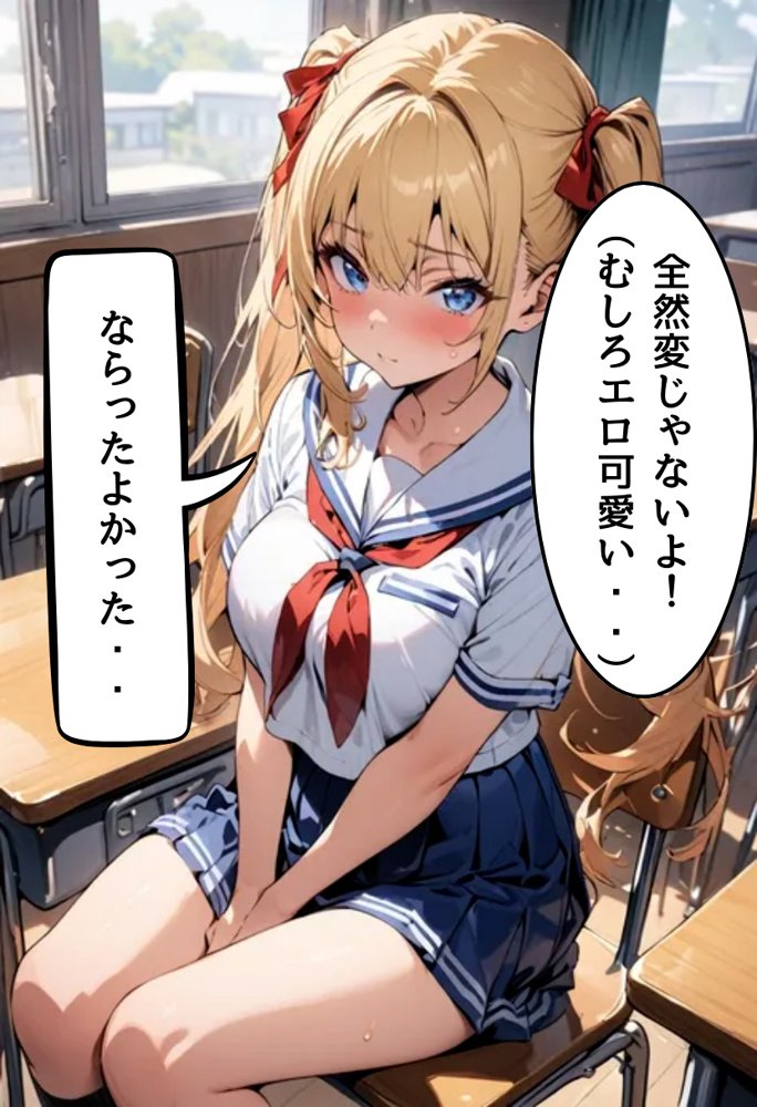 ツインテール巨乳幼馴染と濃厚処女SEX エロ同人誌画像 005