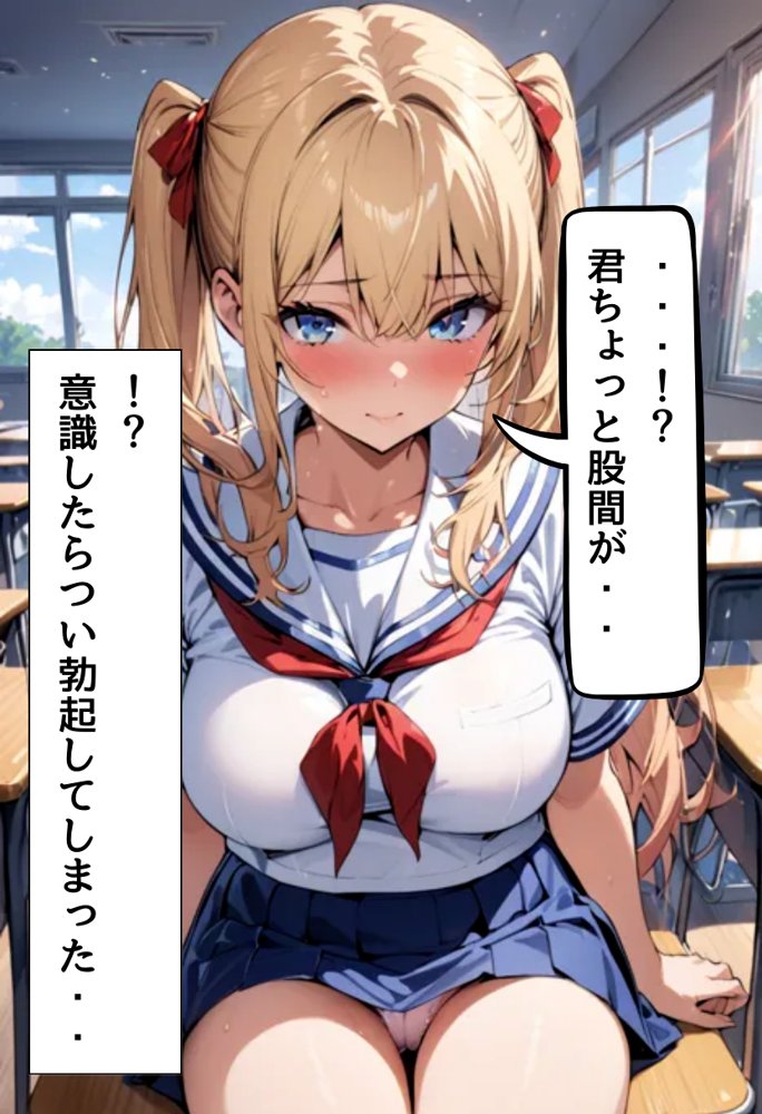 ツインテール巨乳幼馴染と濃厚処女SEX エロ同人誌画像 008