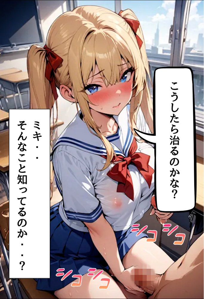 ツインテール巨乳幼馴染と濃厚処女SEX エロ同人誌画像 009