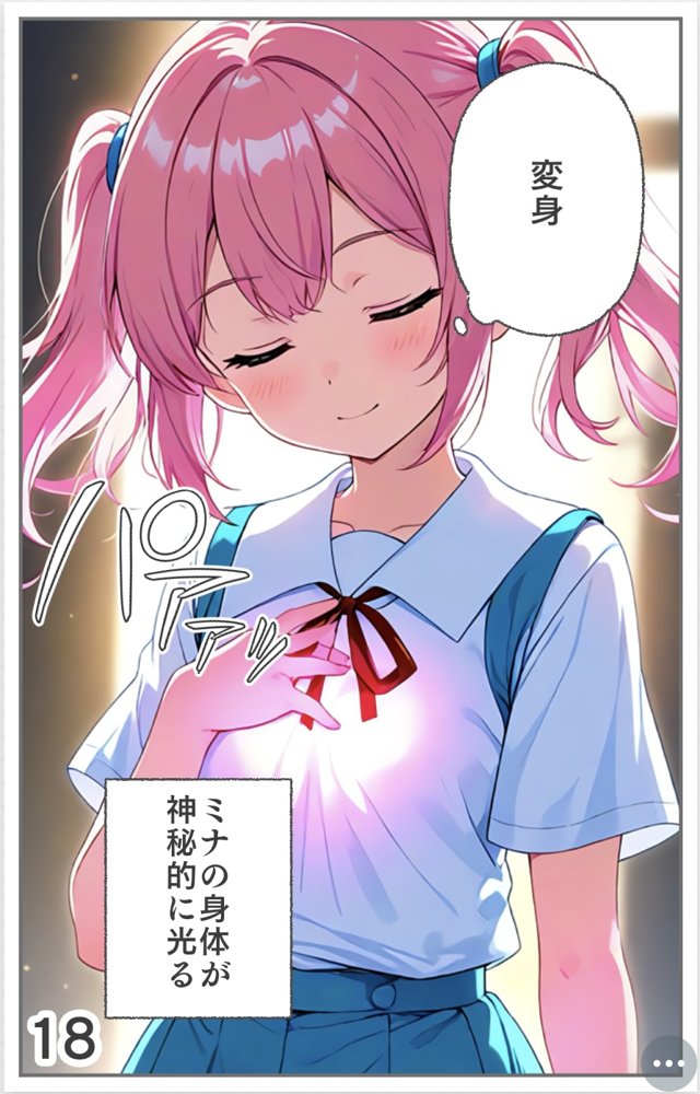 【入れ替わり・漫画】魔法少女入れ替わり エロ同人誌画像 025