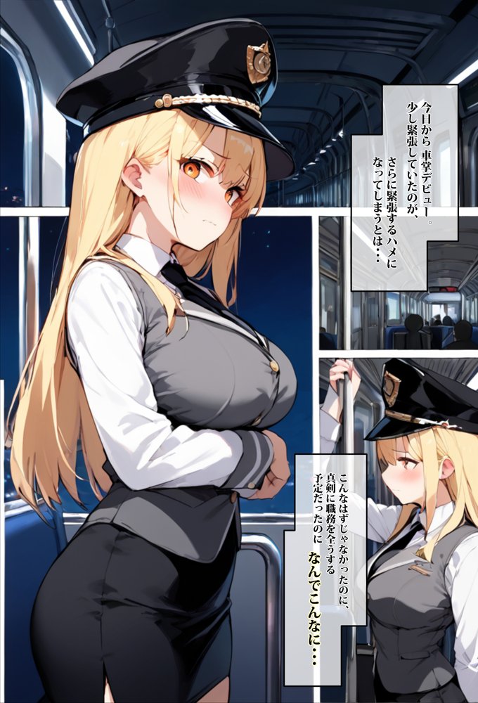 痴●されたいだけの学年1位をNTRの中で肉便器にした話〜中出し列車で働くビッチ〜 エロ同人誌画像 001