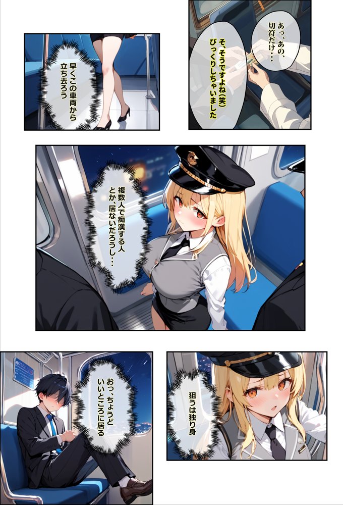 痴●されたいだけの学年1位をNTRの中で肉便器にした話〜中出し列車で働くビッチ〜 エロ同人誌画像 017