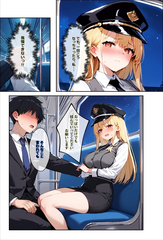 痴●されたいだけの学年1位をNTRの中で肉便器にした話〜中出し列車で働くビッチ〜 エロ同人誌画像 021