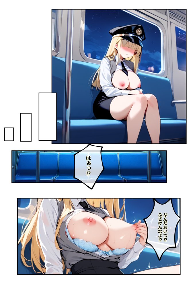 痴●されたいだけの学年1位をNTRの中で肉便器にした話〜中出し列車で働くビッチ〜 エロ同人誌画像 029