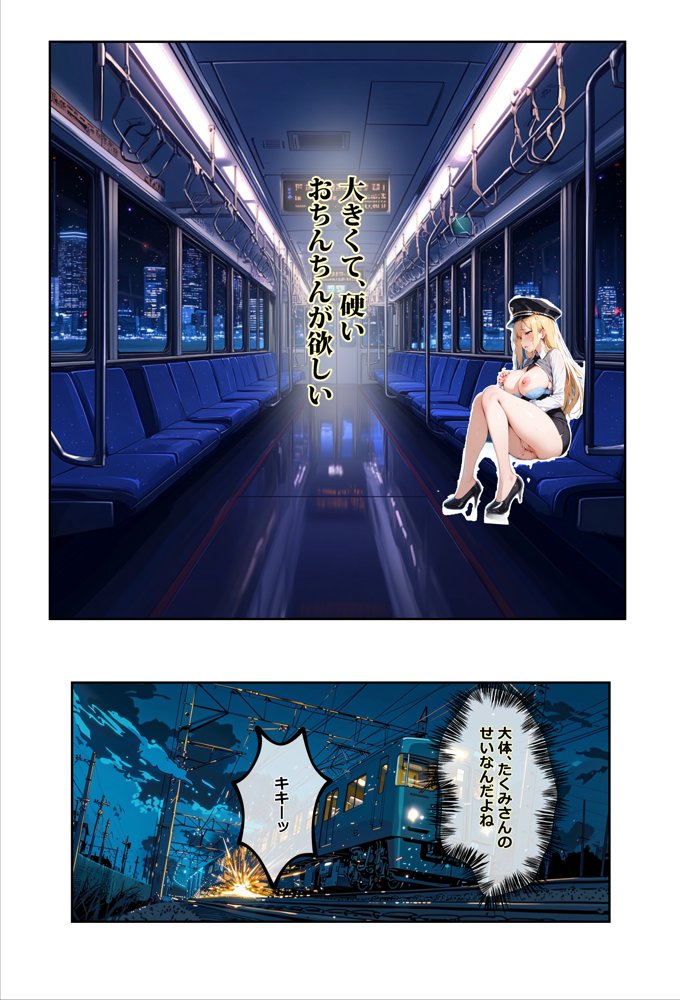 痴●されたいだけの学年1位をNTRの中で肉便器にした話〜中出し列車で働くビッチ〜 エロ同人誌画像 034