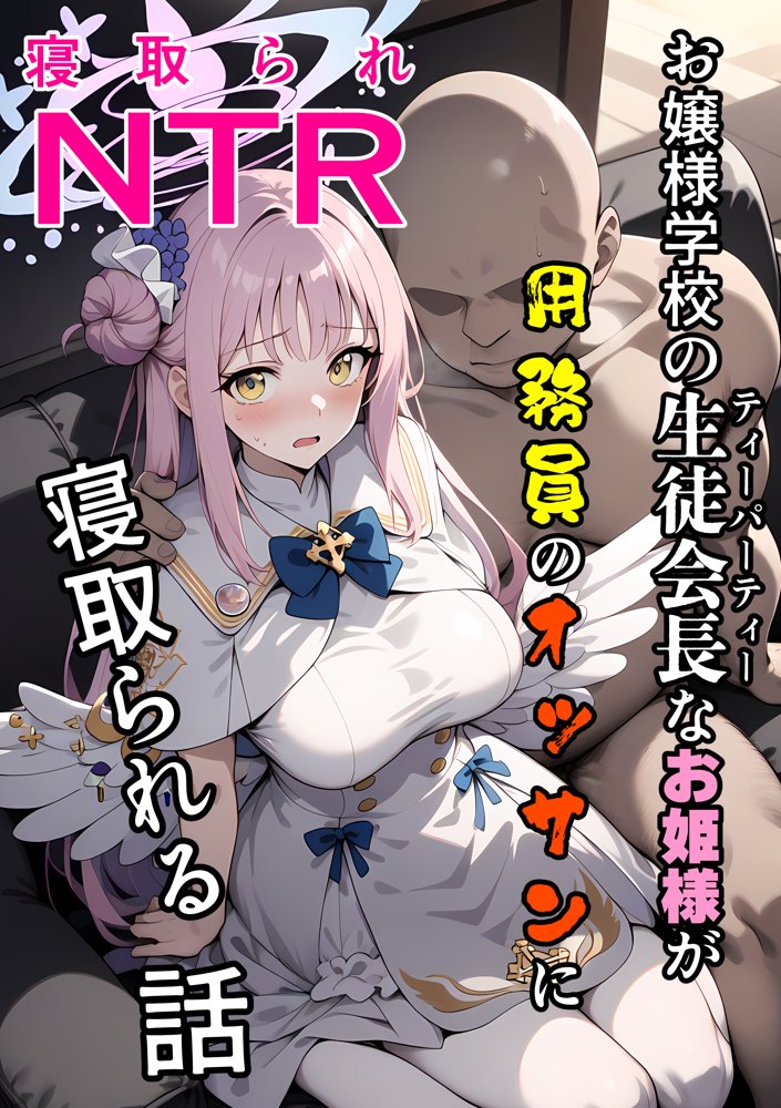 ティーパーティーのお姫様が用務員のおっさんに寝取られる話 〜ミカNTR〜 エロ同人誌画像 001