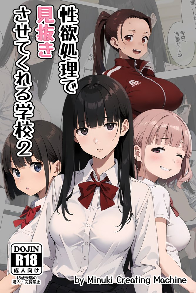 性欲処理で見抜きさせてくれる学校2 エロ同人誌画像 001