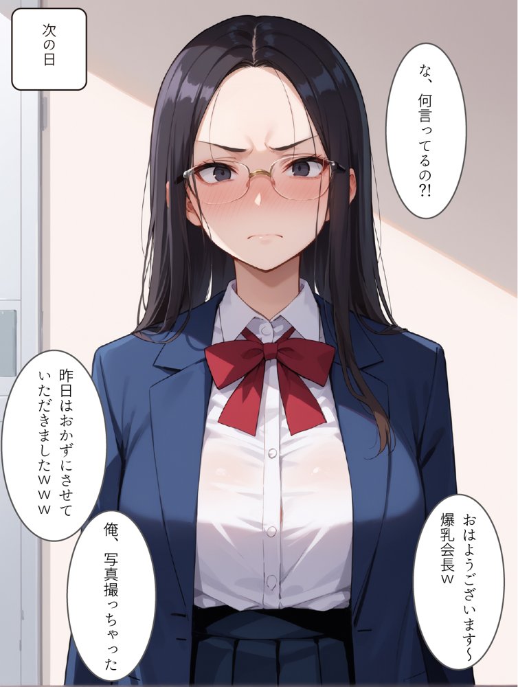 生徒会長「斉藤美月」の受難 エロ同人誌画像 004