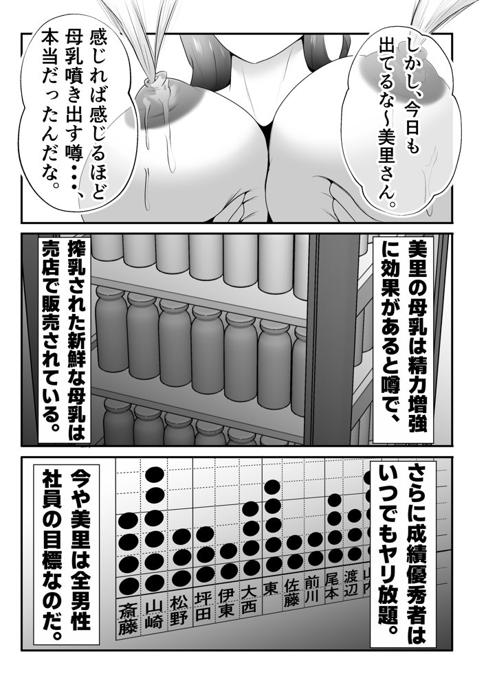 【母乳×NTR】『母乳ドリンクバー』にされた妻。 エロ同人誌画像 005
