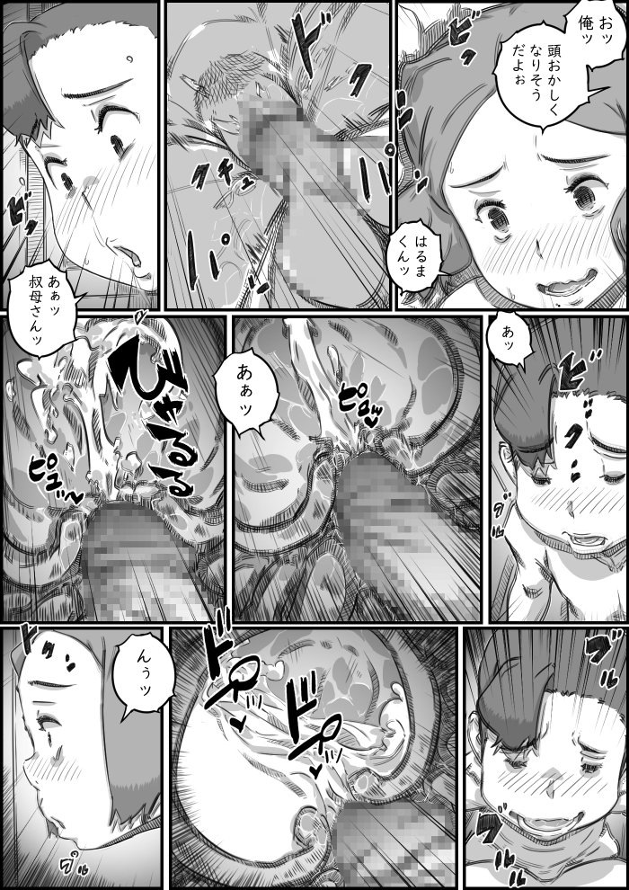 母子スワップ02 叔母さんって結構簡単だよね？ エロ同人誌画像 020