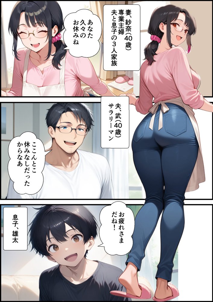 妻が毒オジにナンパされて媚薬を盛られた件 エロ同人誌画像 001